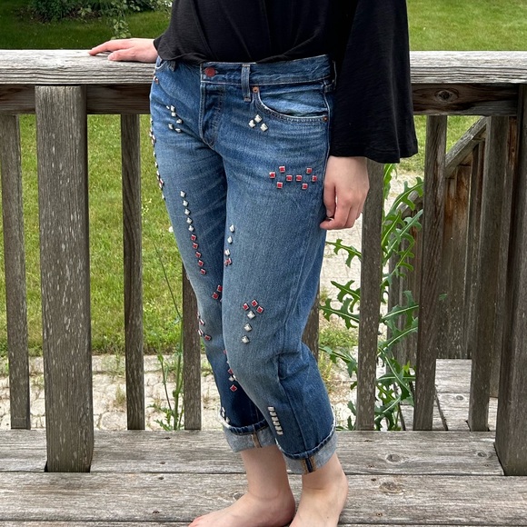 Vintage Levi’s 501 Leather Patch Size 28 - Picture 2 of 16